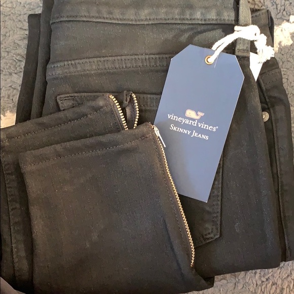 Vineyard Vines Jet Black Skinny - Picture 1 of 5